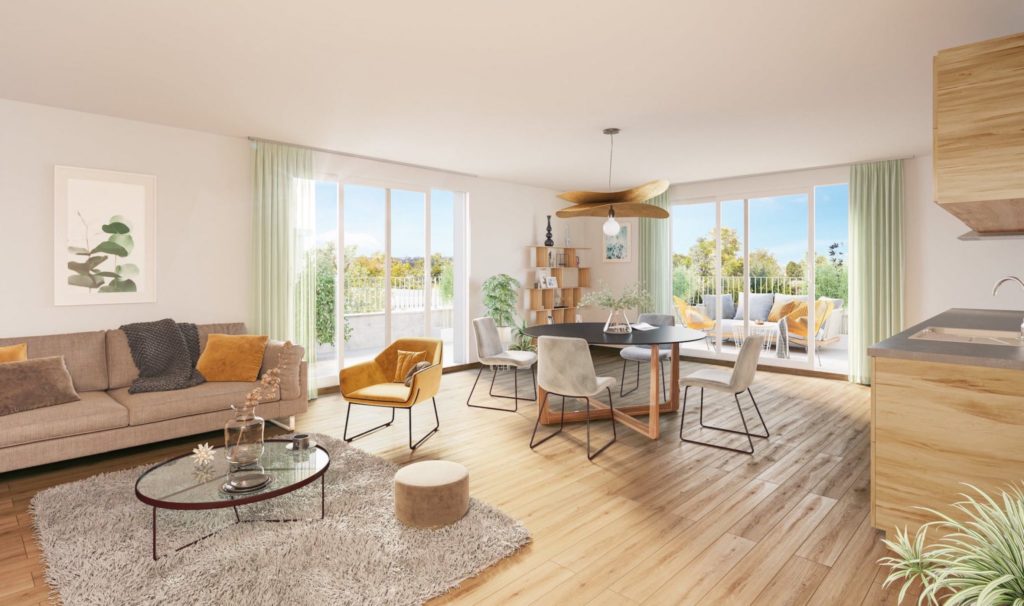 Intérieur du programme Jardin d'Epona à Pornichet-min