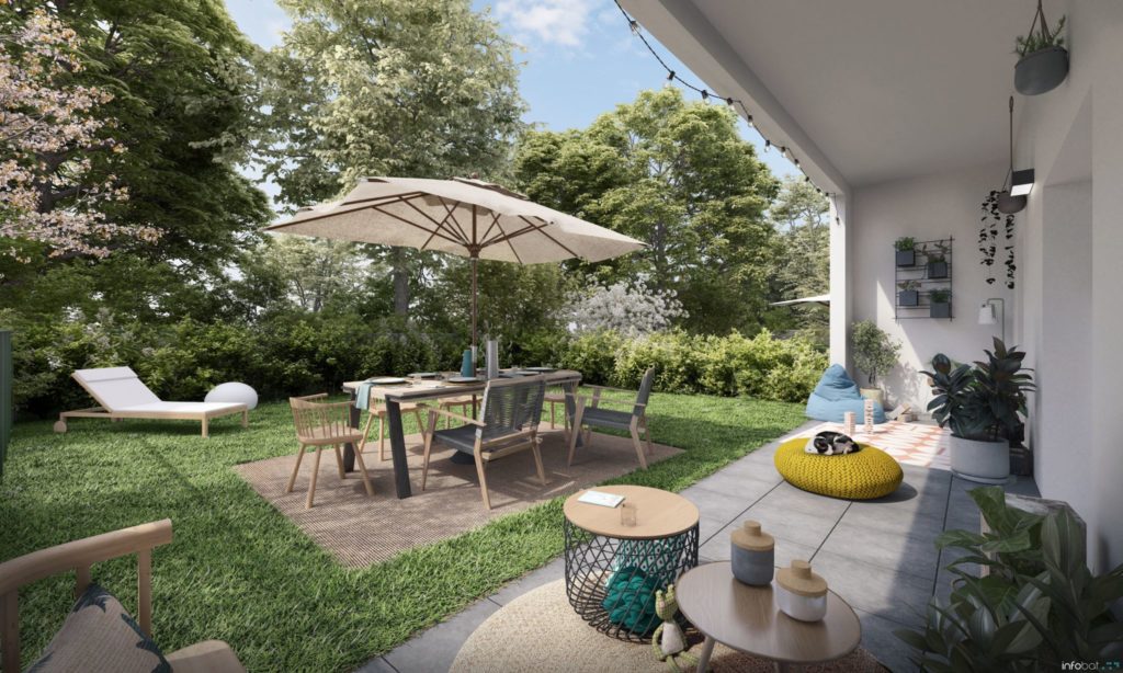 Terrasse du programme neuf Navalia