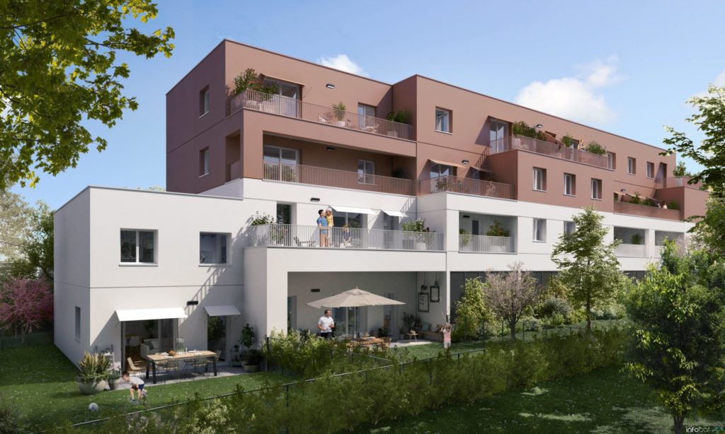 Vue d'ensemble du programme neuf Navalia à St Nazaire