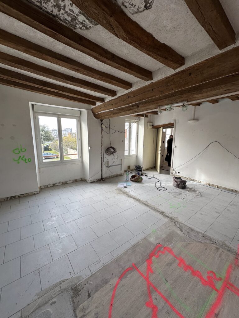 T2 rénové Rue Saumuroise (Projet 1) à Angers – avant rénovation, photo 2